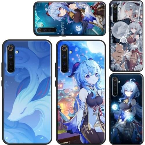 Ganyu Genshin Impact For OnePlus 9 9Pro 7 8 8Pro 8T 9R Case For Realme 8 7 6 Pro Q3 C3 C11 C15 C21 GT Neo Cover