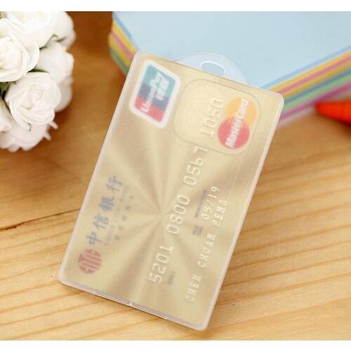 Pure color IC card set bus card set Taobao Kids small Kids bank card set equipment Transparent PVC