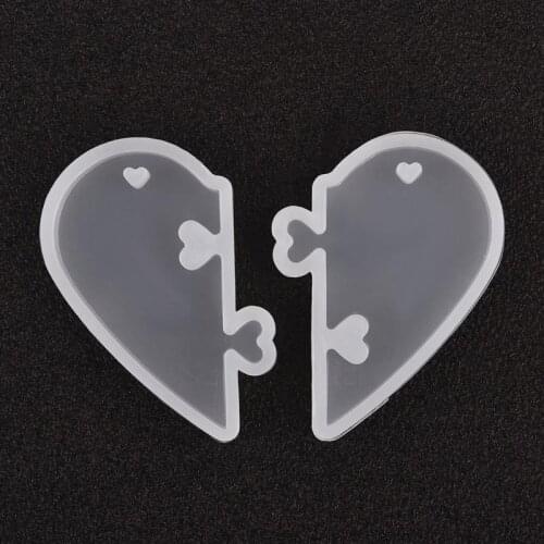 DIY Crystal Epoxy Resin Mold Star Heart Cat Claw Cabochon Silicone Molds DIY Resin Jewelry Making Pendant Moulds