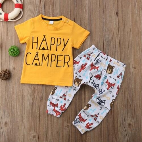 1-5Y Kids Baby Boys Clothes Sets 2021 Summer Toddler Short Sleeve T-shirt Tops and Denim Short Pants Casual Fashion Kids Outfits