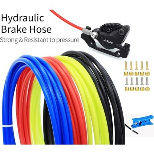 Mountain Bike Hydraulic Disc Brake Hose Oil Tube Pipe 5mm MTB Bicycle Brake Hosing Cable Set Kits BH59 / BH90 Connector 3M