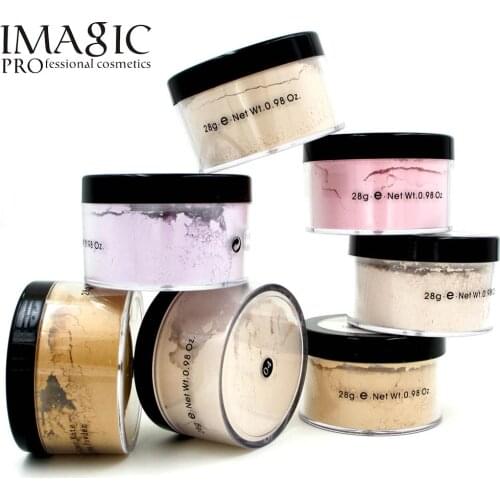 IMAGIC Loose Powder Makeup Base Close Skin Texture Powder Brighten Face Compact Whitening Brighten Skin Makeup Mineral Powder