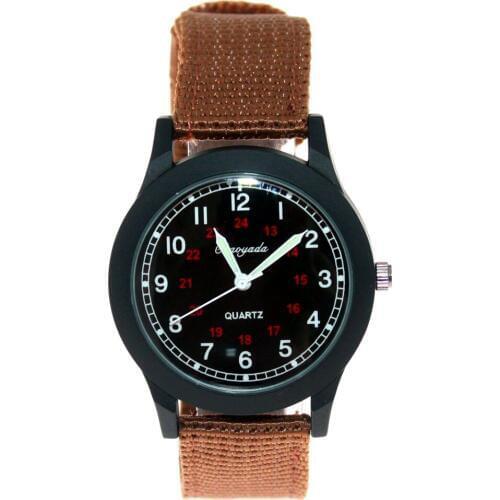 Fashion Childrens Watches Fabric Nylon Strap Stainless Steel Watch Boy Girls Women Men Watches Student Watch Boy Gifts U105