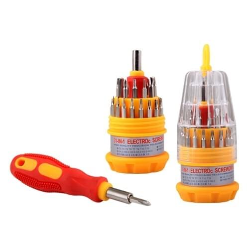 Screwdriver Set (31 Piece) Tools + Hand Tools + Screwdriver