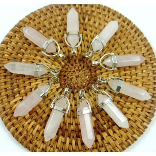 Natural stone Turquoises lapis tiger eye Opal crystal Quartz charm Pendants for diy Jewelry making necklaces Accessories24pcs A1