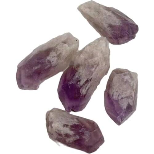 Natural crystal amethyst rough point spiritual healing products for decoration