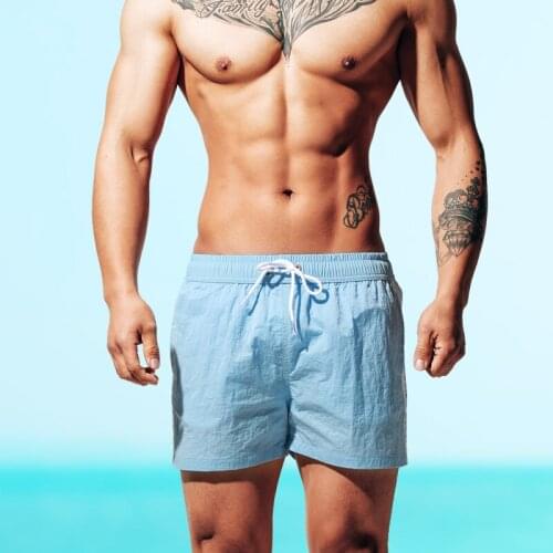 2021 summer new swimsuits men beach shorts board man swimwear swim trunk boxer sports shorts