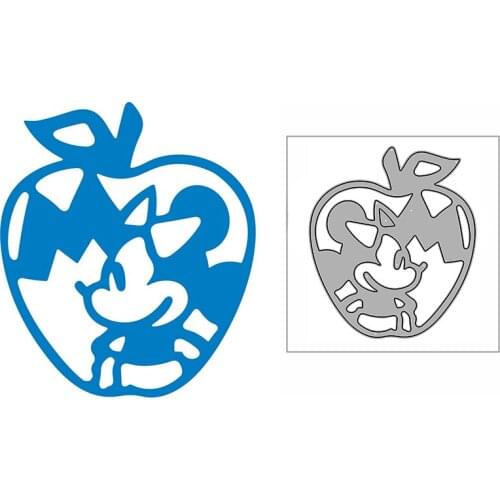 New Beloved Apple Fruit Craft Embossing Mold 2021 Metal Cutting Dies for DIY Decorative Scrapbooking Album Card Making No Stamps