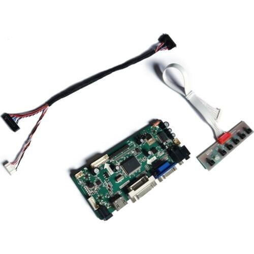 Fit N133B6/N133BGE/N134B6 40 Pin LVDS VGA DVI 1366*768 60Hz WLED matrix M.NT68676 monitor controller board DIY kit