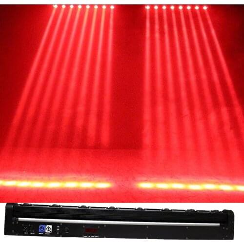 LED eight lens beam moving head light 8x12W RGBW LED laser beam effect stage light Christmas party venue performance