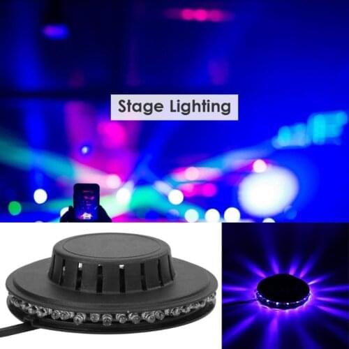 48LED Stage Light RGB Colorful Rotating KTV Bar Party DJ Disco Effect Lamp Double Balls LED KTV Bar DJ Disco Light