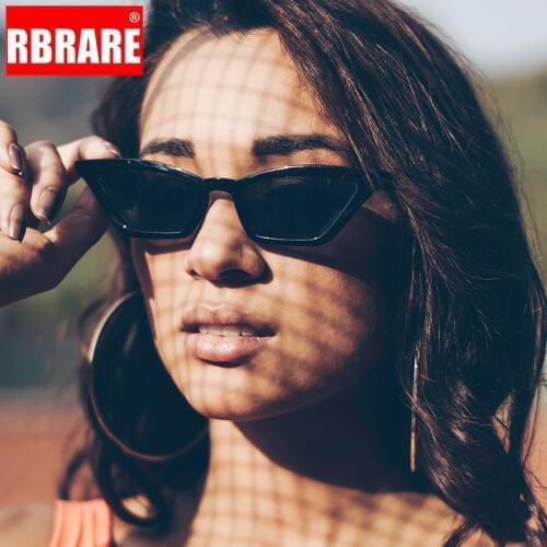 RBRARE Cat Eye Sunglasses Women Light Sun Glasses Vintage Black Red Wild Face Oculos Feminino Travel Driving Gafas De Sol