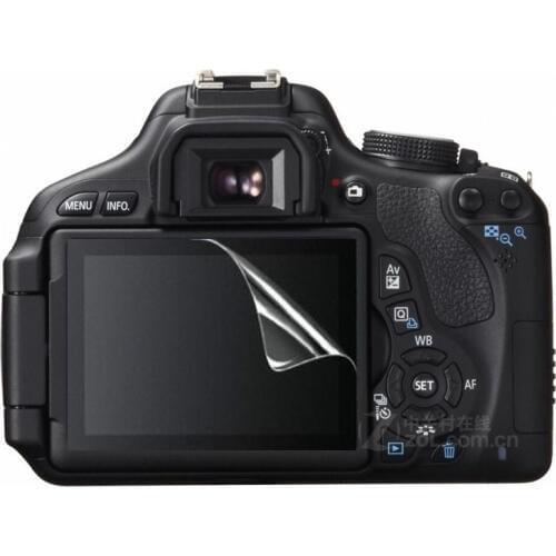 3 x Clear PET LCD Screen Protector Cover for Canon EOS 60D 600D 550D M M2 Kiss X5 X4 Rebel T3i T2i Protective Film Protection