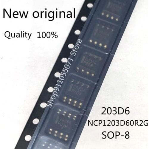 10PCS/LOT NCP1203D60R2G 203D6 SOP-8 new original LCD power management chip