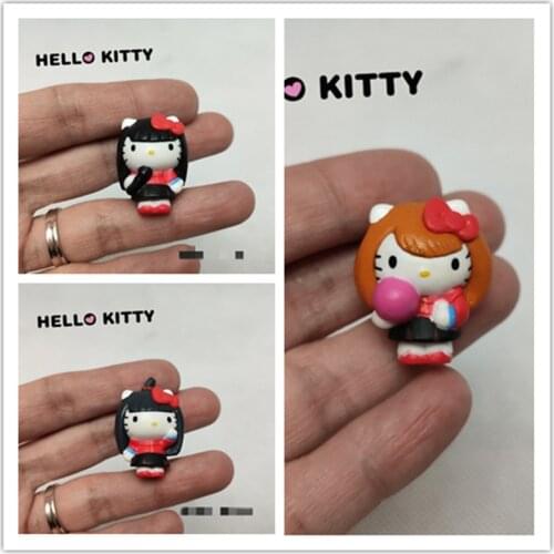 36PCS 3cm Hello cat ornament girl toy cake decoration DIY