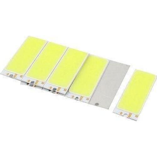 3W DC9-11V 300mA 80-90LM/W White LED Light COB Bead Chip 10pcs