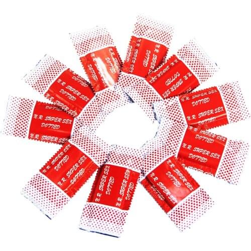 50Pcs/lot Natural rubber Dotted Condoms Large Oil Quantity Sex penis cock sleeve delay condom for Men dick cover Adult Sex toys