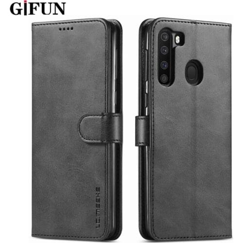 Wallet Case For Samsung Galaxy A21S A21 Case Luxury Leather Bags Cover For Samsung A21 S Magnetic Flip Phone Case Book Stand