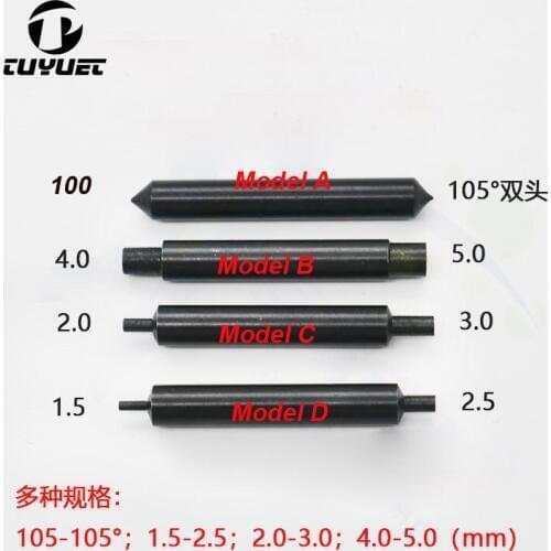 Black Guide Pins Flat Drill double head 1.5-2.5MM 2-3MM 4-5MM Milling Cutter for Vertical Automatic Key Cutting Machine