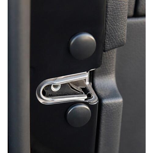 For Mercedes Benz GL X166 ML350d GLS GLE W166 coupe C292 Car Door Lock Screw Protection Stickers Covers Accessories