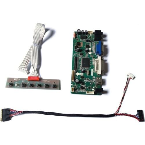 Fit LTN156AT05-001/H01/H02/H07/S01/U09 40 Pin 1366*768 60Hz WLED LVDS VGA DVI matrix M.NT68676 monitor controller board kit