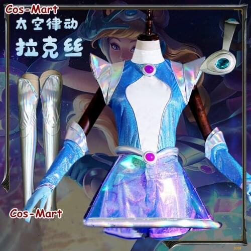 Hot Game LOL Luxanna Crownguard Cosplay Costume Lady Of Luminosity Space Rhythm Uniform Dress Activity Party Role Play Clothing