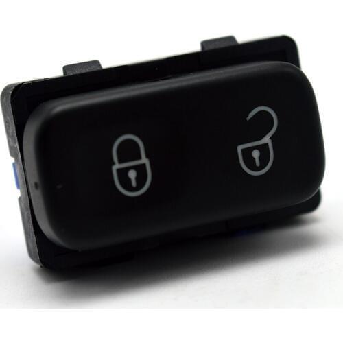 High Quality For Skoda Octavia Mk2 Yeti 2004-2013 Central Door Lock System Switch Button Black 1Z0 962 125A / 1ZD 962 125A