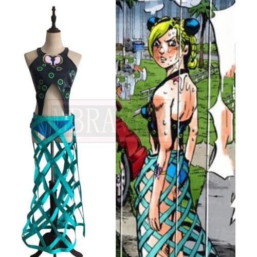 JoJos Bizarre Adventure Jolyne Cujoh Cosplay Jolyne Kujo Cos Costume Halloween Party Uniform Outfit Custom Made Any Size