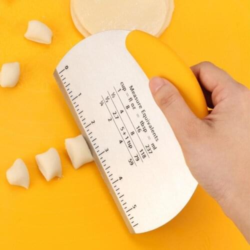 Fashion Pastry Mat Eco-friendly Labor-saving Silicone Rust-proof Heat Resistant Dough Scraper Supplies for Kitchen 3 Styles