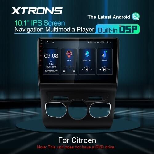 10.1'' IPS multimedia Android Q DSP GPS Navigation Multimedia Stereo Radio Player for Citroen C4 2010 2011 2012 2018 NO DVD