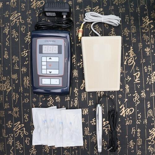 Tattoo Machine Tattoo Power Supply Set Pedal With Pen Makeup Tattoo Machine Kits Needles