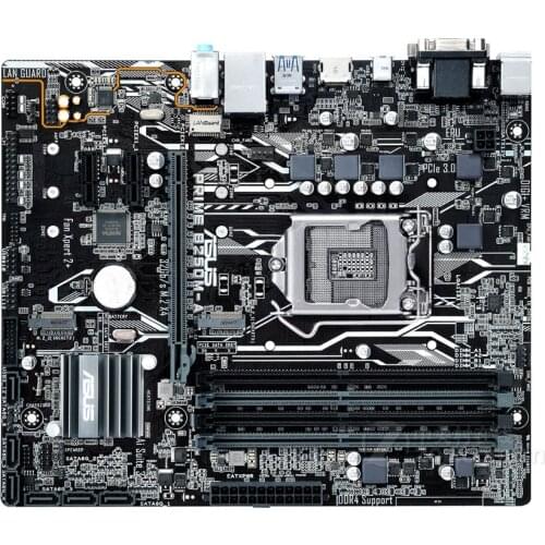 Asus PRIME B250M-A Desktop Motherboard B250 Socket LGA 1151 i7 i5 i3 DDR4 USB3.0 Micro-ATX