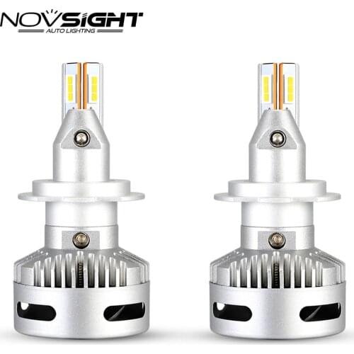 Novsight 90W 12000LM Car LED Headlight H7 H11 LED Light Bulbs for Cars D1S D2S D5S 9005/HB3 9012(HIR2) LED Car Lights 6500K 12V