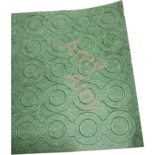 10MM insulation hole 18650 barley paper section 4 pads in the lithium battery with 1 pieces of 25 adhesive stickers