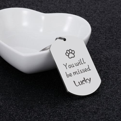 Personalized Dog ID Tags Customized Name Cat Dog Tag Anti-lost Pet Collar Nameplate Pendant Dropshipping Dog Collar Accessories