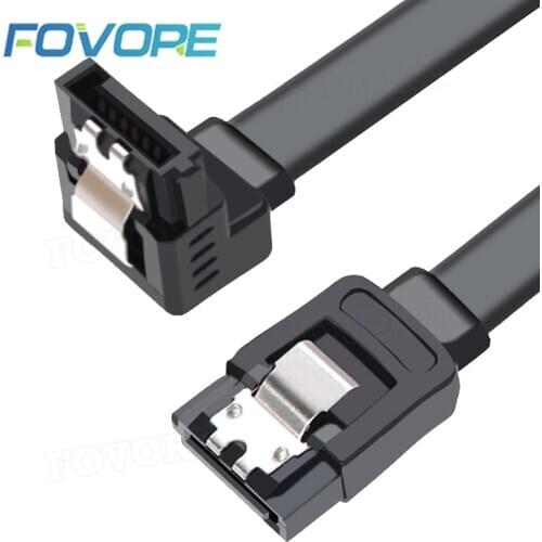SATA 3.0 III SATA3 6Gb / s SSD Hard Drive Data Direct / Right Angle Cable Professional Factory Price