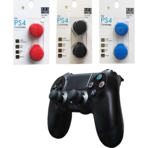Silicone Analog Grips Thumb Stick Caps For Playstation 4 Controller Skull &Co. FPS Master Thumb Cover For PS4 Slim PRO Gamepad