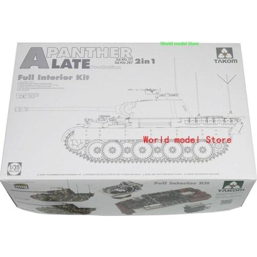 TAKOM 1/35 2099 Panther Ausf.A (SdKfz.171) Late Production [Full Interior Kit]