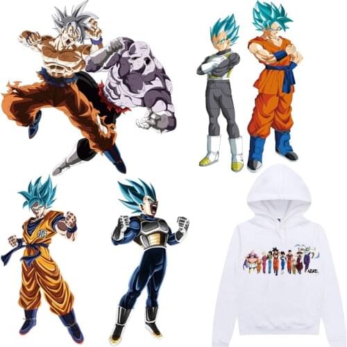 Anime Patches Thermal Stickers on Clothes Fabric Iron-on Transfers for Clothing Thermoadhesive Patch Diy Applique for T Shirt