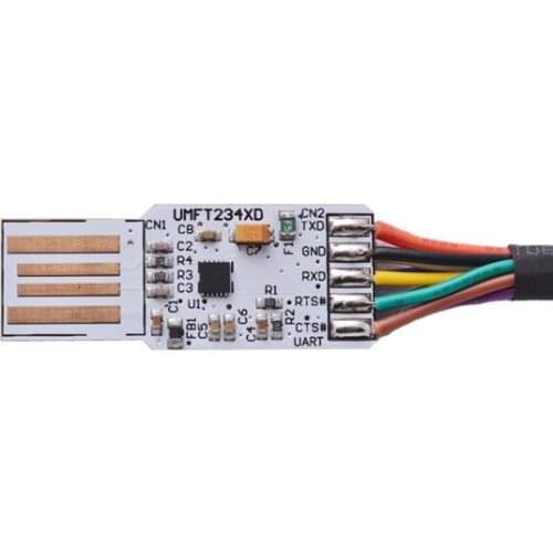 UMFT234XD-WE module USB to UART w / 4 Cntl Bus, 6 quot; Flying Le
