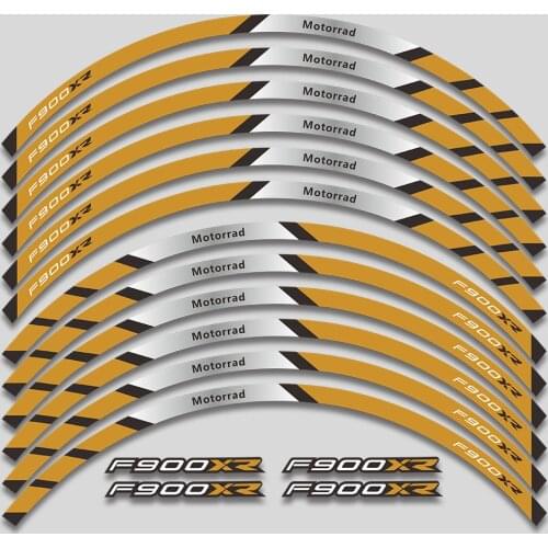 High quality Motorcycle Inner Rim Stickers Covering Wheel Film Border Reflective Waterproof Decals Sticker For BMW F900XR f900xr