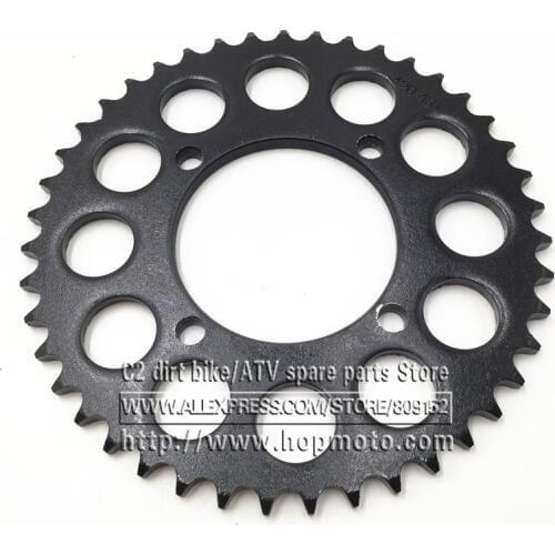 428-43T-76MM 428 Chain rear sprocket 43 tooth 76mm centre hole for Dirt Pit Bike off road motorcycle Motocross gear spare parts
