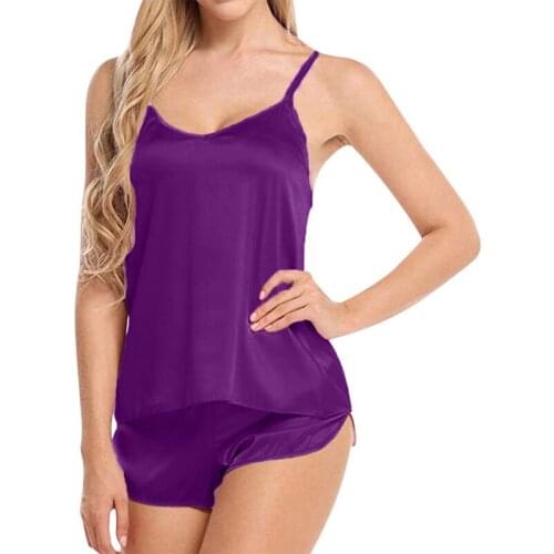 Women Pajama Sets Girl Silk Satin Pyjama Sleepwear Nightwear Loungewear Homewear Solid Comfortable Soft High Quality Homewear