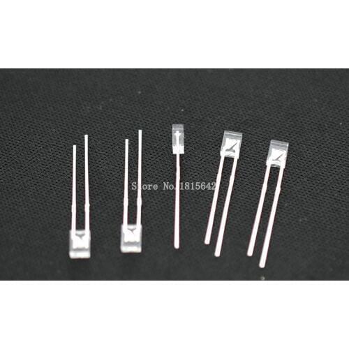 100PCS/LOT 2X3X4 Square LED Transparent Blue light-emitting diode 2*3*4mm LED Diode Water Clear Blue