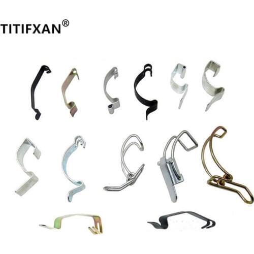 2PCS Car Air Filter Housing Electrical Safety Box Fixed Spring Metal Fasteners For Mazda Honda Toyota Ford VW Fiat Nissan Kia