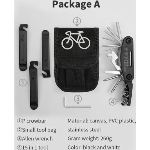 Cycling Equipment Accessories On-Board Repair Kit Package Bicycle Repair Tire Repair Maintenance Wrench