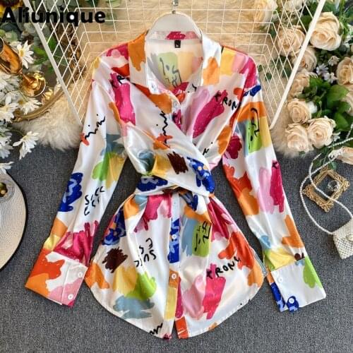 Aliunique Satin Blouses