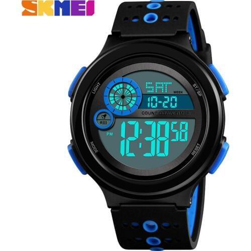 Skmei Brand Men Sport Watch LED Digital Sports Watches Fashion Outdoor Alarm Shock Military Wristwatches Relogio Masculino 2018