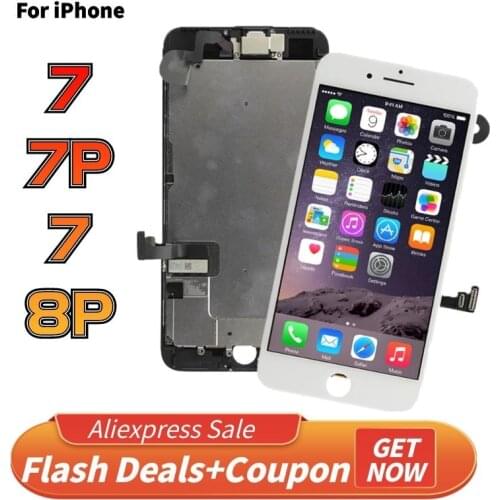 AAA Full Set For iPhone 7 8 Plus 7P 8P LCD Display Touch Screen Digitizer Assembly Replacement Complete 100% Tested Front Camera