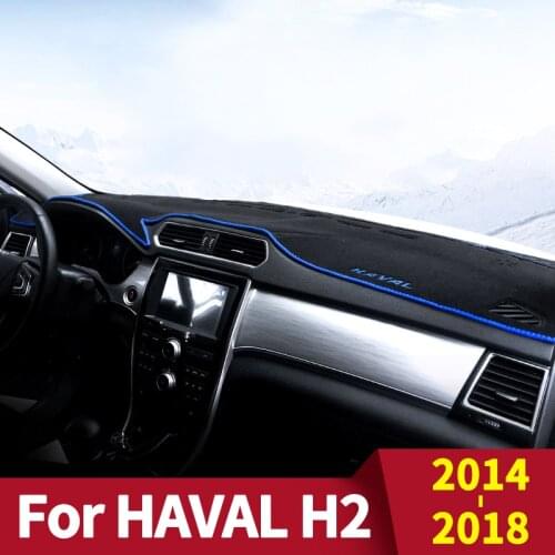 Car Dashboard Cover Mat For Haval H2 2014 2015 2016 2017 2018 Auto Dash Mat Non-slip Sun Shade Pad Carpets